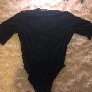Black body suit, size Large